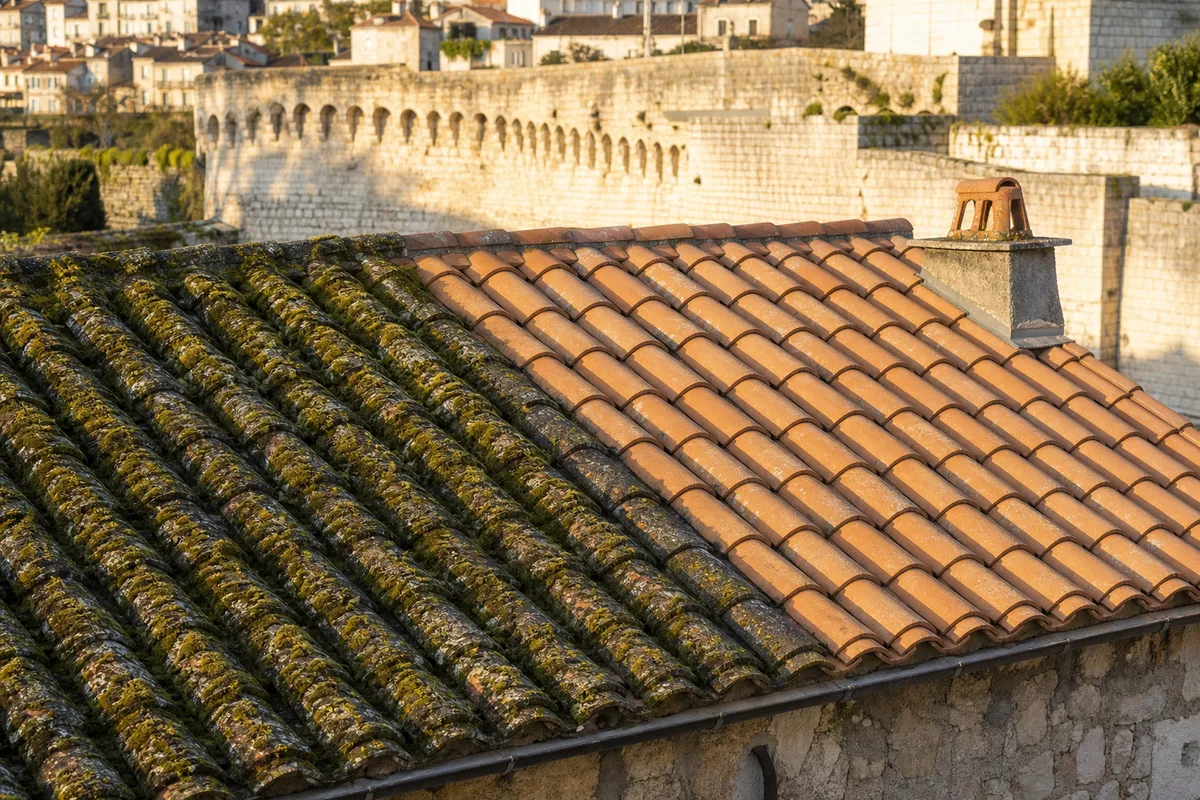 Démoussage de toiture à Angoulême : prix, méthode, fréquence